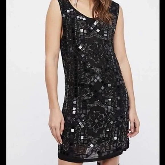 Free People | Dresses | Free People Beaded Shift Dress | Poshmark